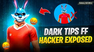 Dark Tips FF Exposed  🤬⚠️ Using UMP Aimbot amp Script Panel File DarkTipsff [upl. by Amalea]