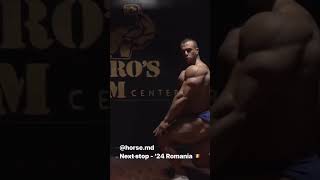 Marcelo De Angelis ifbb pro new Today video update Road To Romania Muscles Contest motivation pose [upl. by Enetsirk]