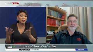 Impact of SAA pilots strike  Dr Guy Leitch shares more [upl. by Akcimehs]