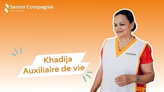 Khadija Auxiliaire de Vie chez Senior Compagnie Paris 11 [upl. by Airrej]