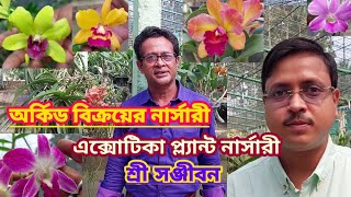 অর্কিড বিক্রয়ের নার্সারী এক্সোটিকাOrchid Selling Nursery Near Kolkata ExoticaSree Sanjiban [upl. by Inalak]