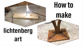 How to make lichtenberg art using old microwaves 2 more detail [upl. by Preiser266]