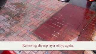 Enhance Brick Pavers w a Concrete Grinder amp Concrete Dye  Xtreme Polishing Systems [upl. by Loseff]