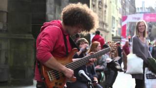 Maximon amazing bass player  Edinburgh Fringe Festival 2013 [upl. by Mandych]