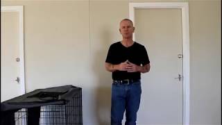 Crate Training Tips amp Tricks 05  Bedding in Crates [upl. by Yleen]