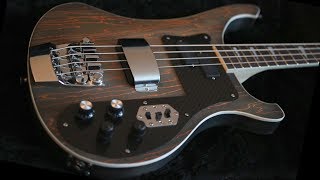 Nitrobacker v20 Custom Rickenbacker style bass w Bartolini pickups  EMG preamp PMM [upl. by Pallas]