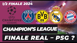 Champion’s League  Finale PSG –REAL  Bayern et Dortmund durs à battre [upl. by Cristie]