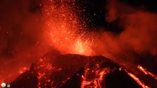 Etna Eruption  1812021 Southeast Crater [upl. by Silma]