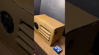 How to make a air cooler working model science project using cardboard shorts [upl. by Nevai]