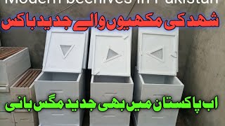 Modern beehives in Pakistan  Modified beehives  Thal honey bee farm bee hives  Modern Beekeeping [upl. by Ruddy]