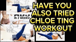 CHLOE TING WORK OUT  DAILY ROUTINE  ABS CHALLENGE [upl. by Sharline]