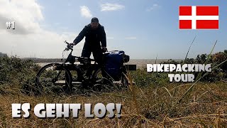 NORDSEEKÜSTENRADWEG Radreise nach Skagen 500KM Bikepacking 2023  Teil 1 [upl. by Kinnie432]