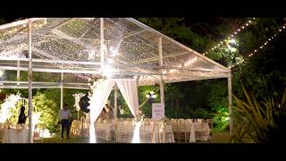 Garden Wedding Evening Function at Magic Mansion Colombo I Outdoor Wedding Venue I 2021 [upl. by Eedahs1]