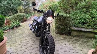 Moto Guzzi V7 Scrambler mit Mistral Auspuff [upl. by Acinorahs]