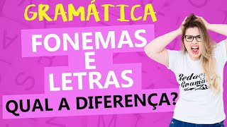 FONEMAS E LETRAS ORTOGRAFIA  Profa Pamba [upl. by Adneram103]