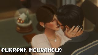 my cozy current household┊the sims 4 [upl. by Ramaj906]