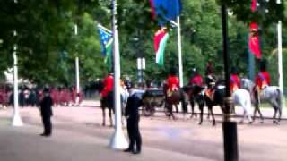 Trooping the Colour 2011  The Queen leaving [upl. by Larisa199]