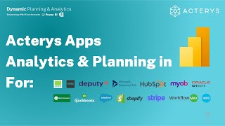 Acterys Apps Planning amp Analytics for Cloud Based Accounting ERP CRM Finance in Power BI amp Excel [upl. by Gilman766]