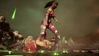 Mortal Kombat 1 Mileena Kill Shang Tsung Classic Tower Ending Cutscene [upl. by Eillil]