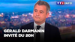 Loi immigration colère des agriculteurs  Gérald Darmanin invité du 20 heures [upl. by Ebeohp]