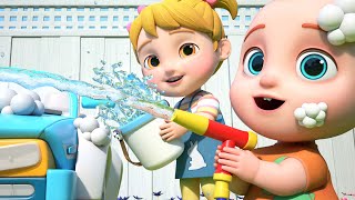 Car Wash Song  Kids Songs amp Nursery Rhymes [upl. by Nalod]