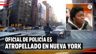 Mujer atropelló intencionalmente a un hombre en Nueva York  El Espectador [upl. by Latimore]