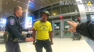 Man Goes Absolutely Ballistic At The Airport [upl. by Templia56]