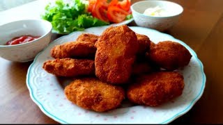 Nugget Nasıl Yapılır  Ev Yapımı Nugget Tarifi [upl. by Eeruhs]