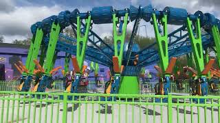 kennywood spinvasion 2023 season new ride [upl. by Emmeram]