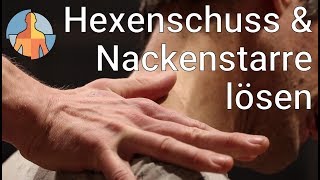 Übungen Wie umgehen mit Hexenschuss amp Nackenstarre [upl. by Yenobe]