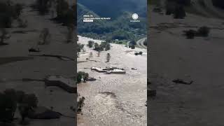 Hospital Surrounded by Floodwaters in Tennessee [upl. by Fredericka]