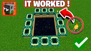 How to Make END PORTAL in Craftsman Building Craft [upl. by Narih531]