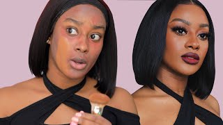 The Easiest Vampy Glam Makeup Look Ever   MonicaStyleMuse [upl. by Dibb]