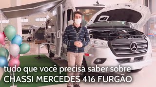 TUDO QUE VOCÊ PRECISA SABER SOBRE CHASSI MERCEDES BENZ SPRINTER 416 FURGÃO TETO ALTO [upl. by Eesak]