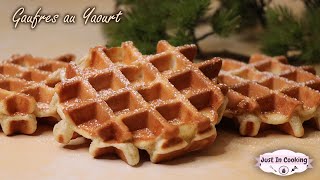 Recette de Gaufres Moelleuses au Yaourt sans beurre [upl. by Draner]