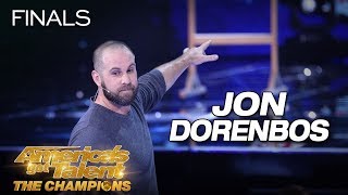 Jon Dorenbos Magician Delivers JawDropping Performance  Americas Got Talent The Champions [upl. by Shae]