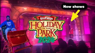 Holiday In The Park 2024 at Six Flags Over Georgia Tour amp Review [upl. by Goggin]