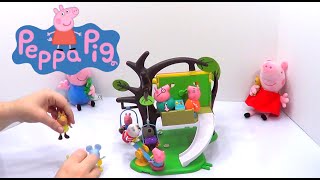 Peppa Pig Treehouse Toy Review [upl. by Haras190]