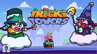 WIZARDS OF THE BLOCKS TWISTED TETRIS  Tricky Towers Funny Moments Ft Cartoonz Squirrel [upl. by Decrem]