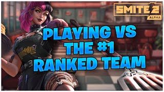 PLAYING VS THE 1 RANKED TEAM SMITE 2 MORRIGAN [upl. by Frisse]