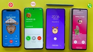 Incoming CallOutgoing CallAlarm ClockFAKE CALLTimer on the iPhone11 Samsung Z Fold2Note10HONOR [upl. by Ielhsa333]