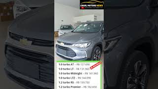 PREÇOS TRACKER 2024 TRACKER2024 chevroletbr [upl. by Nordine]