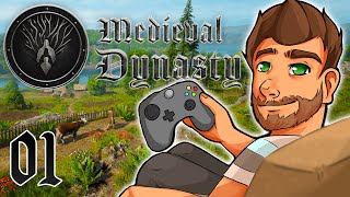 Medieval Dynasty  1 rész 🔵 Játék Bemutató Early Access [upl. by Aihsiek]