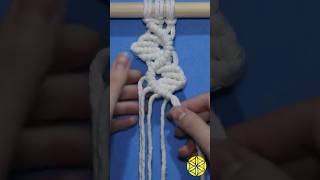 Tutorial👆de Macramê Padrão Folha macrame tutorialmacrame macramepassoapasso macramepattern [upl. by Reehsab594]