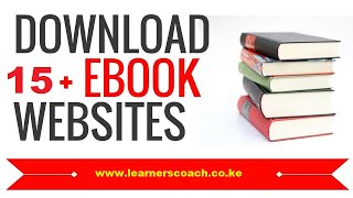 Top 15 Websites Where You Can Download Free Ebooks [upl. by Christabel]