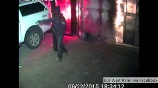 WATCH Driver escapes attempted hijacking in Krugersdorp [upl. by Aihsit]