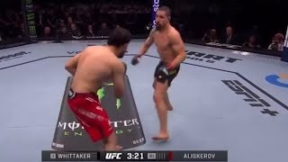 Robert Whittaker KOs Aliskerov Round 1 [upl. by Tarton723]