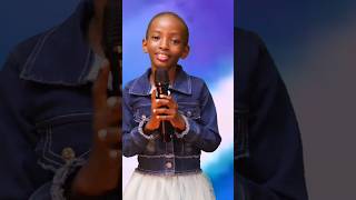 Neilla from Rwanda performs very well amp winsgoldenbuzzer trendingshorts kidtalent agt topvideos [upl. by Geraldine665]