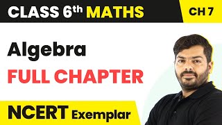 Algebra  Full Chapter Complete Exercise Solutions  Class 6 Maths Chapter 7  NCERT Exemplar [upl. by Toomin353]