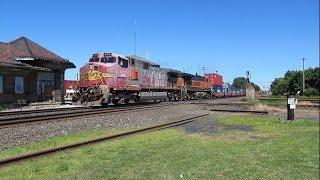 A Great Day of Railfanning in Deshler Ohio At the Crossroads of the BampO [upl. by Foster]